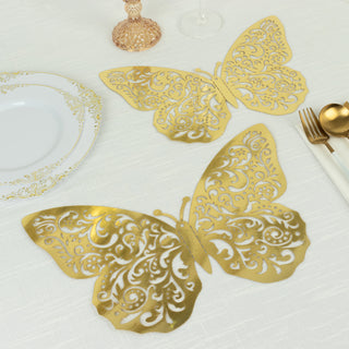 <strong>Versatile Metallic Gold Large 3D Butterfly Wall Stickers</strong>