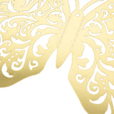 10 Pack Metallic Gold Foil Large 3D Butterfly Wall Sticker Butterfly Paper Charger Placemat 8x12inch