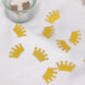 300 Pcs Gold Glitter Crown Paper Confetti Table Scatters Princess Theme Party Decoration Double Side