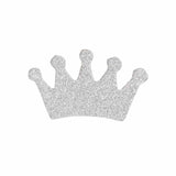 300 Pcs Silver Glitter Crown Paper Confetti Table Scatters, Princess Party Decoration#whtbkgd