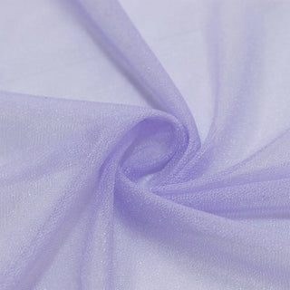 Soft lavender tulle fabric close-up with elegant swirl texture#whtbkgd