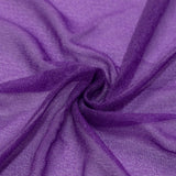 Purple sheer fabric texture with soft folds and swirl pattern#whtbkgd
