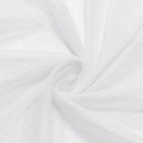 Close-up of white tulle fabric texture with soft folds and shimmer#whtbkgd