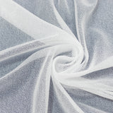Sheer Backdrop Curtain Panel 10ft × 10ft White – Wedding Arch Drape#whtbkgd