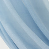 Dusty Blue Sheer Backdrop Drape – 5ft x 14ft Wedding Arch & Ceiling Decor Panel