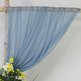 Dusty Blue Sheer Backdrop Drape – 5ft x 14ft Wedding Arch & Ceiling Decor Panel