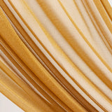 Abstract gold and beige fabric texture with diagonal stripes
