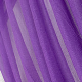 Purple Sheer Backdrop Drape – 5ft x 14ft Wedding Arch & Ceiling Decor Panel#whtbkgd