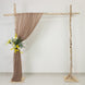 Taupe Sheer Backdrop Drape – 5ft x 14ft Wedding Arch & Ceiling Decor Panel