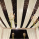 Beige Sheer Backdrop Drape – 5ftx32ft Wedding Arch & Ceiling Decor Panel, Wrinkle-Resistant Soft