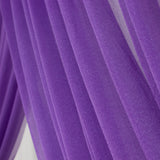 Purple Sheer Backdrop Drape – 5ftx32ft Wedding Arch & Ceiling Decor Panel#whtbkgd