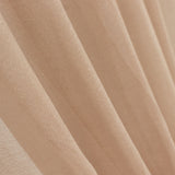 Taupe Sheer Backdrop Drape – 5ftx32ft Wedding Arch & Ceiling Decor Panel#whtbkgd