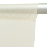 Sheer Backdrop Curtain Panel 5ft × 10ft Beige – Wedding Arch Drape with Rod Pocket