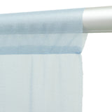 Dusty Blue Sheer Backdrop Drape – 5ftx10ft Wedding Arch & Ceiling Decor Panel, Wrinkle Free