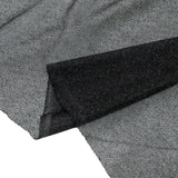 Sheer Backdrop Curtain Panel 5ft × 10ft Black – Wedding Arch Drape with Rod Pocket