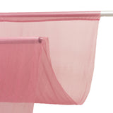 Mauve Cinnamon Rose Sheer Backdrop Drape – 5ftx10ft Wedding Arch & Ceiling Decor Panel, Wrinkle Free