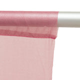Mauve Cinnamon Rose Sheer Backdrop Drape – 5ftx10ft Wedding Arch & Ceiling Decor Panel, Wrinkle Free