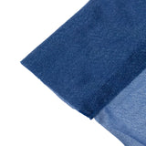 Navy Blue Sheer Backdrop Drape – 5ftx10ft Wedding Arch & Ceiling Decor Panel, Wrinkle Free