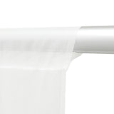 Sheer Backdrop Curtain Panel 5ft × 10ft White – Wedding Arch Drape with Rod Pocket