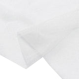 Sheer Backdrop Curtain Panel 5ft × 10ft White – Wedding Arch Drape with Rod Pocket