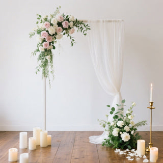 <strong>White Sheer Backdrop Drape</strong>