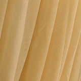 Sheer yellow and white fabric drapes with a subtle shimmer. #whtbkgd
