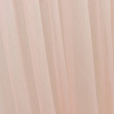 Soft pink sheer fabric drapes, creating a delicate and airy texture. #whtbkgd