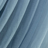Light blue sheer fabric draping with soft pleats and texture. #whtbkgd