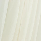 White sheer fabric with a subtle shimmer and delicate draping. #whtbkgd