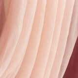 Blush Sheer Chiffon Valance Curtain 4ft x 6ft –  Wedding Arch Drape with Rod Pocket#whtbkgd
