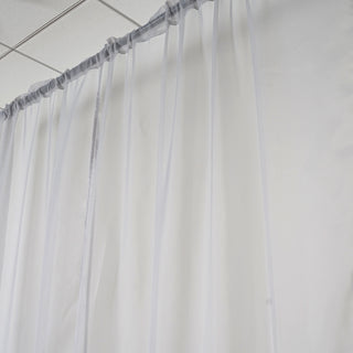 Enhance Your Home or Event Decor with Silver Sheer Organza Curtains
