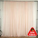 Blush/Rose Gold Fire Retardant Sheer Organza Premium Curtain Panel Backdrops With Rod Pockets