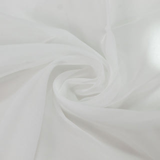 White sheer fabric texture with soft elegant folds and swirl pattern#whtbkgd