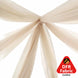 10ftx20ft Nude Sheer Durable Flame Resistant Ceiling Drape Curtain Panels