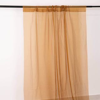 <h3 style="margin-left:0px;"><strong>Embrace the Elegance of Premium Gold Chiffon Curtain Panels</strong>