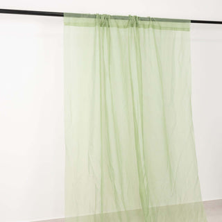 <h3 style="margin-left:0px;"><strong>Embrace the Elegance of Premium Sage Green Chiffon Curtain Panels</strong>