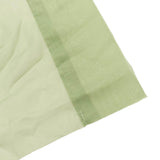 Premium Sage Green Chiffon Curtain Panel, Backdrop Ceiling Drapery With Rod Pocket