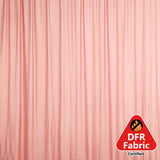 2 Pack Dusty Rose Durable Flame Resistant Scuba Polyester Curtain Panel Backdrops#whtbkgd