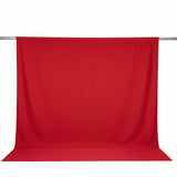 Red seamless photography backdrop on a support rod, studio background【96】