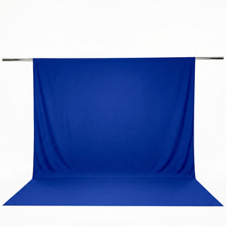 Blue seamless backdrop on stand with support rod, studio photography background#whtbkgd