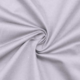 Light gray ribbed fabric texture with spiral folds close-up