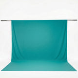 Turquoise seamless photography backdrop with support rod#whtbkgd