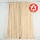 2 Pack Champagne Scuba Polyester Curtain Panel Durable Flame Resistant Backdrops