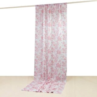 <strong>D&eacute;cor Ideas Using Pink Floral Backdrop Curtains</strong>