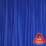 2 Pack Royal Blue Scuba Polyester Curtain Panel Durable Flame Resistant Backdrops Wrinkle#whtbkgd