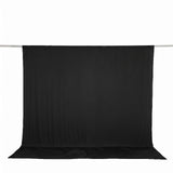 Black photography backdrop with seamless floor on support rod#whtbkgd