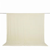 Cream seamless fabric backdrop on a hanging rod, studio photography background#whtbkgd