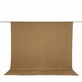 Tan fabric photography backdrop on a support rod, seamless studio background#whtbkgd
