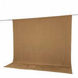 Beige seamless fabric photography backdrop with stand rod