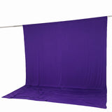 Purple fabric photo backdrop with floor sweep on support rods#whtbkgd